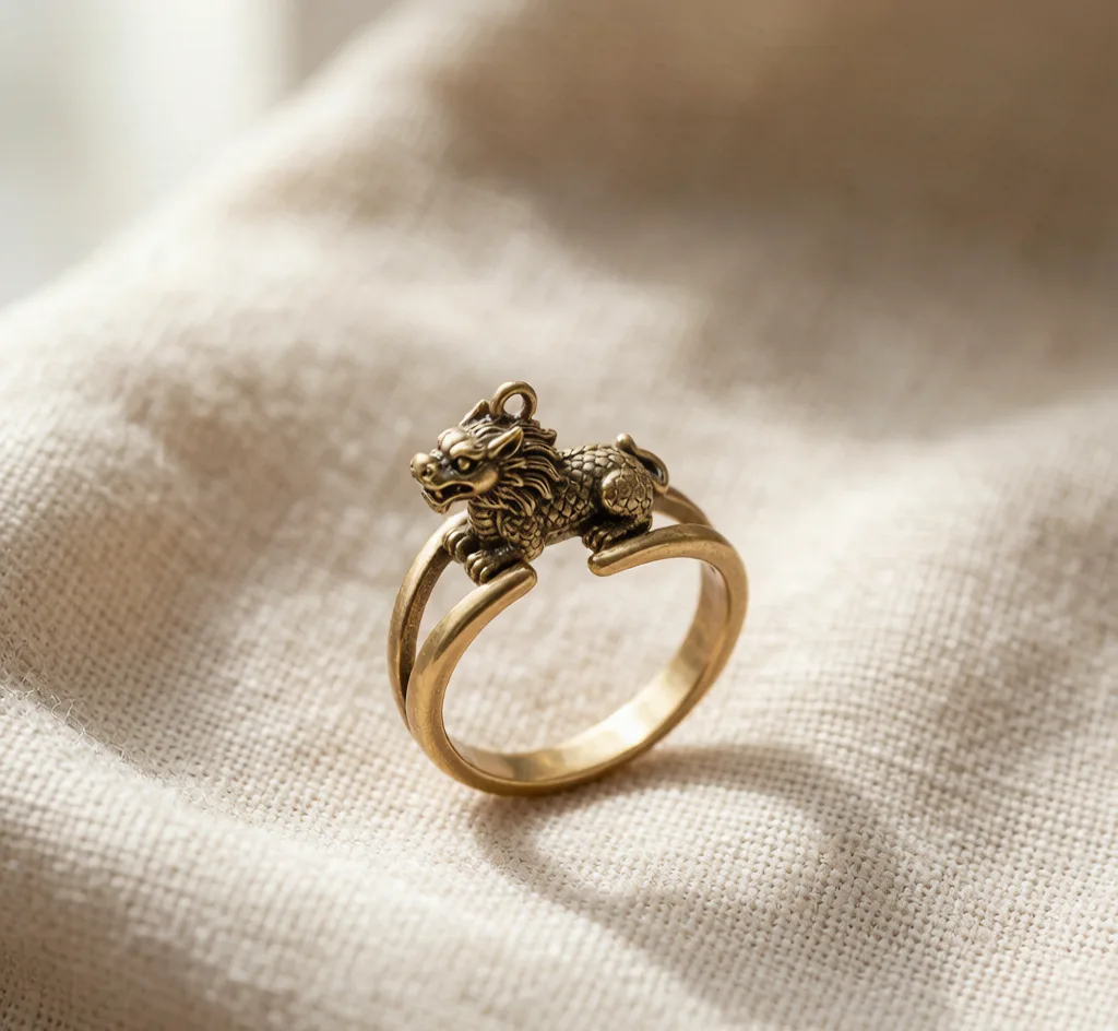 Adjustable Pixiu Ring
