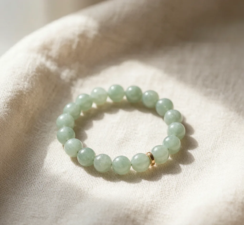 Green Aventurine Bead Bracelet