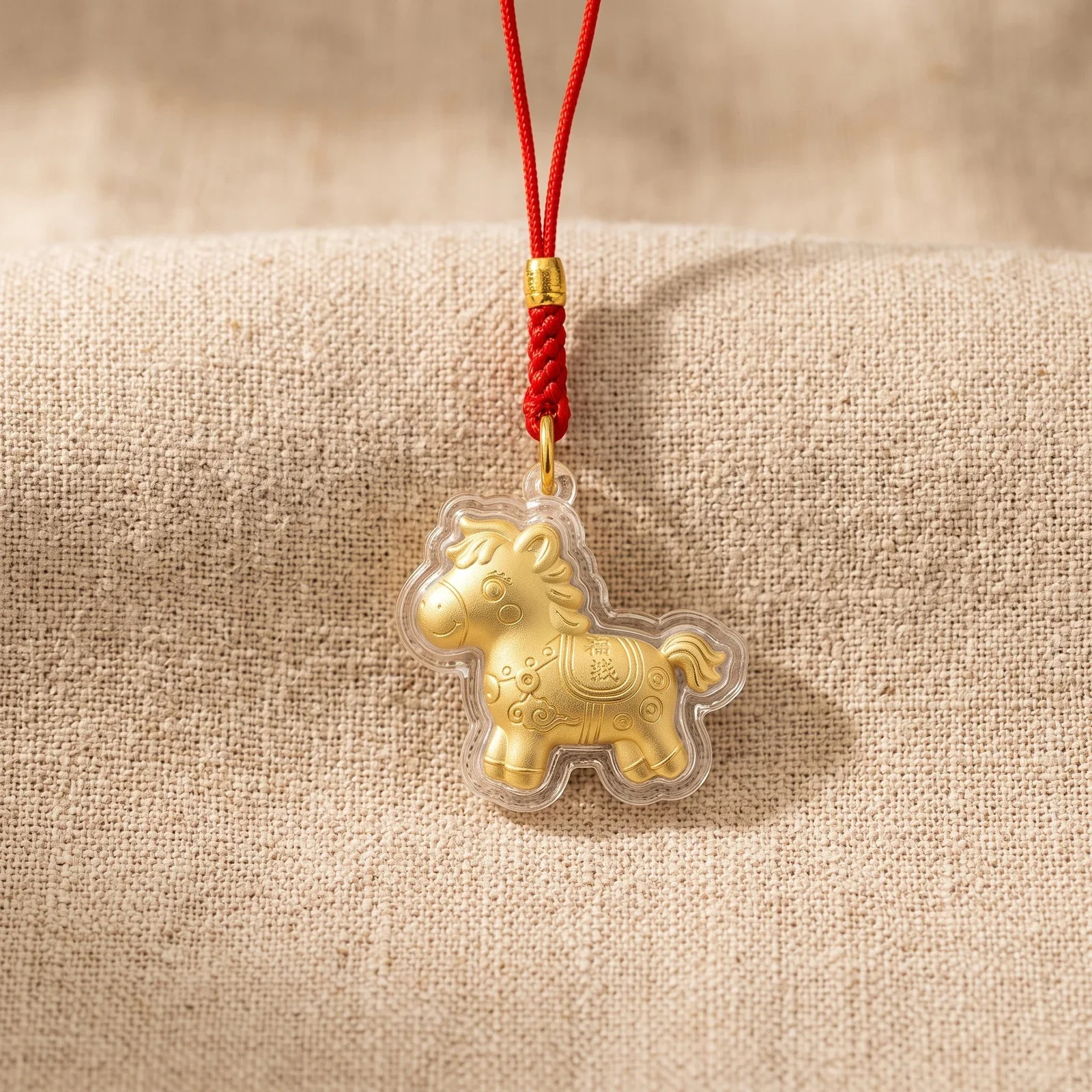 2026 Horse Year Lucky Coin Keychain