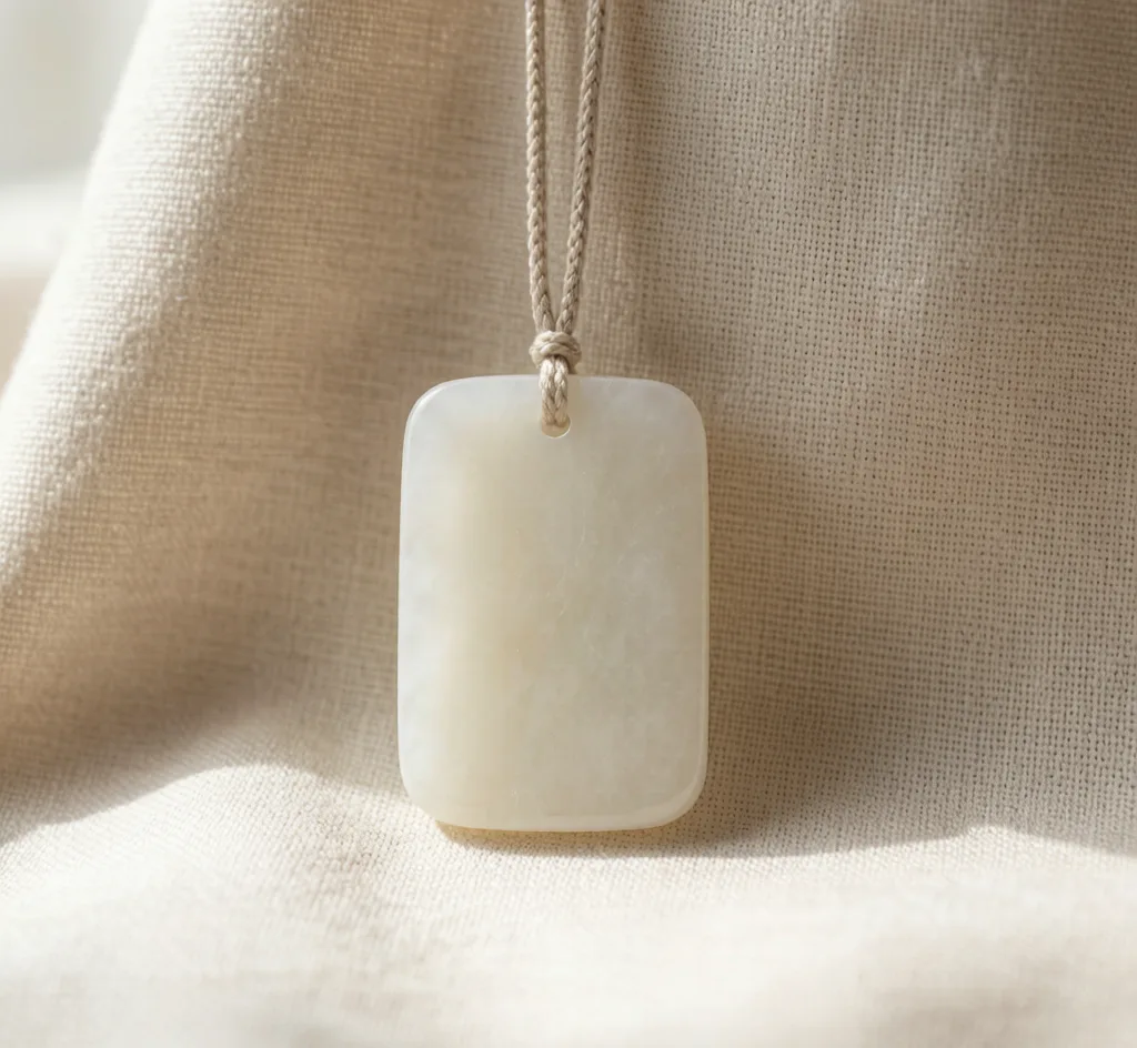 Jade Wu Shi Plaque Pendant