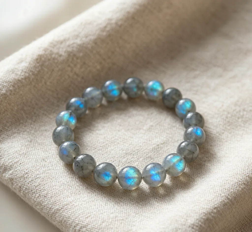 Labradorite Bead Bracelet
