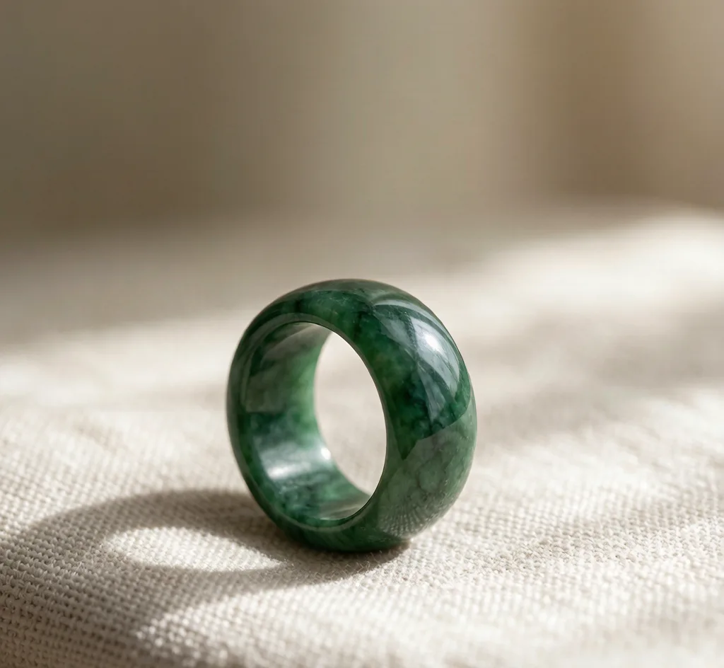 Nephrite Jade Band Ring