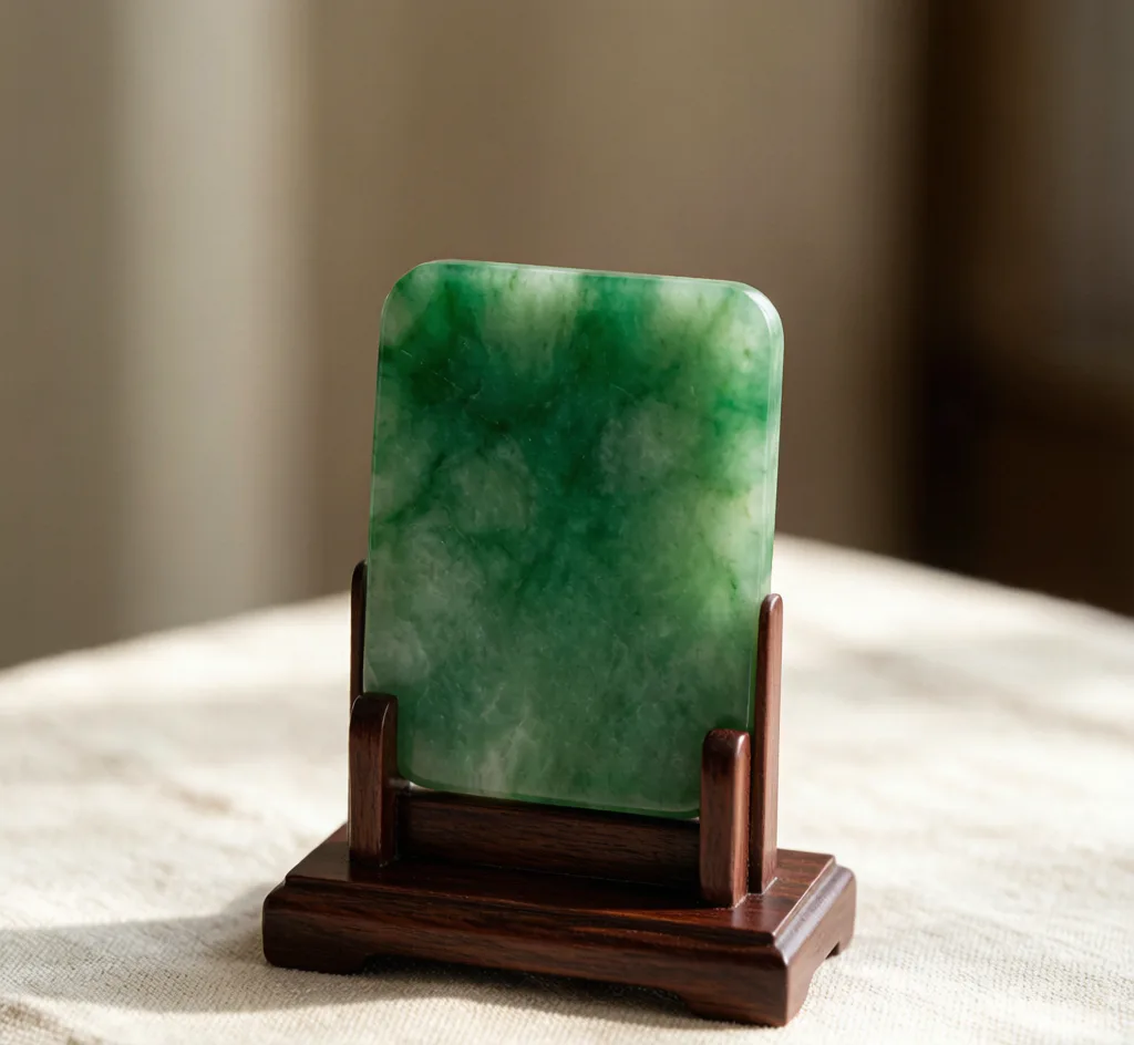 Nephrite Jade Table Screen