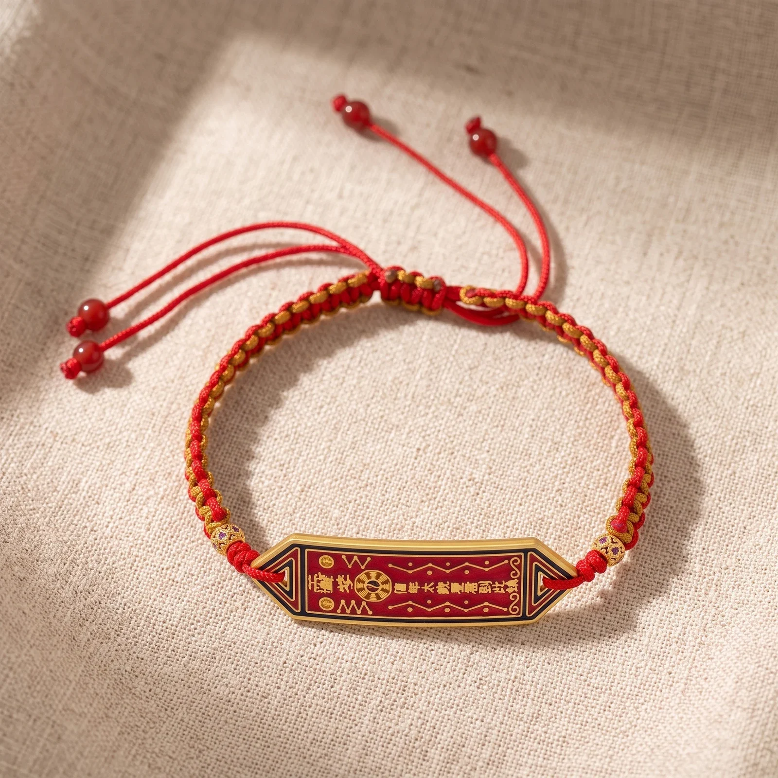 Handwoven Red String Lucky Bracelet