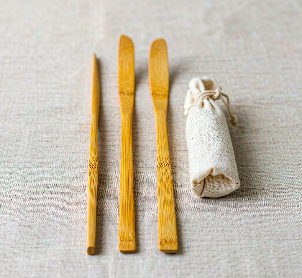 Bamboo Tea Scoop & Measure Set