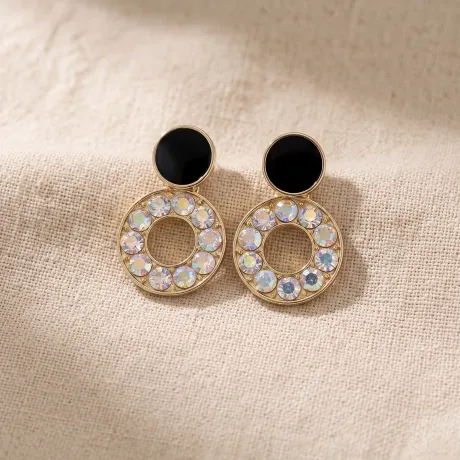 Black Obsidian Stud Earrings — Prism