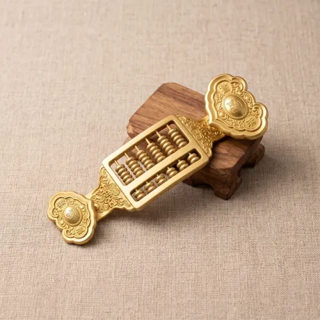 Brass Abacus Ornament