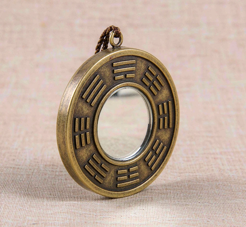 Brass Bagua Mirror Hanging