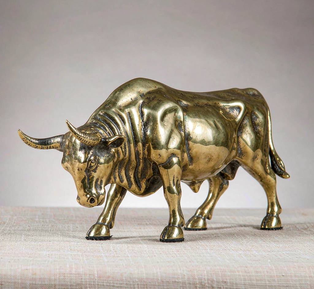 Brass Ox Ornament — Shop Counter