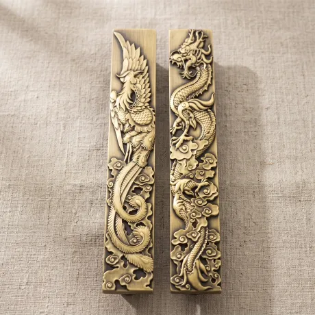 Brass Paperweight Pair