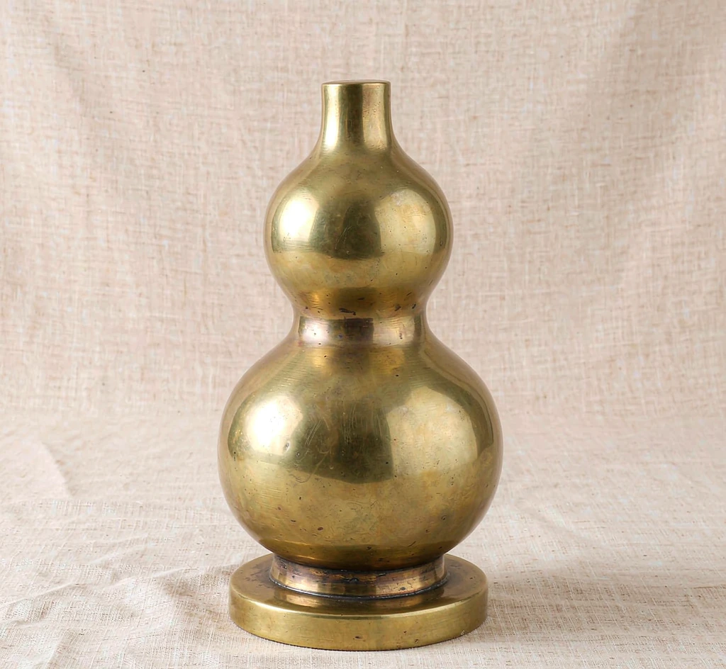 Brass Wu Lou Ornament — Large
