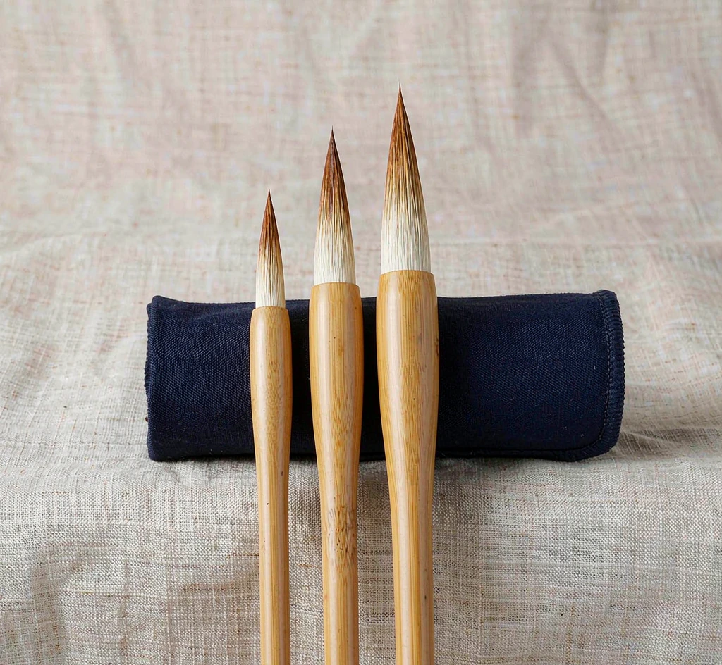 Calligraphy Brush Set — Three Brushes