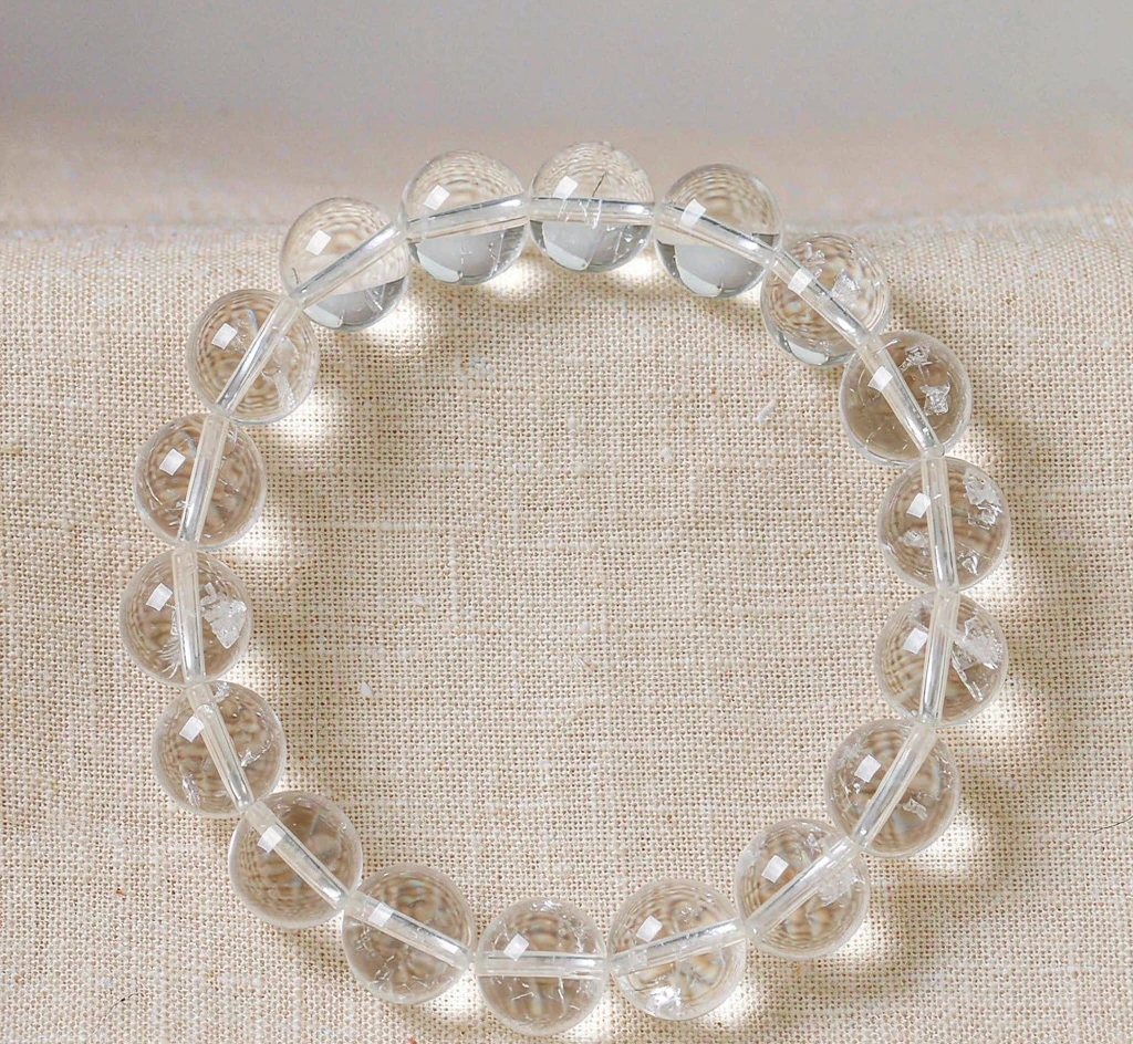 Clear Quartz Bead Bracelet