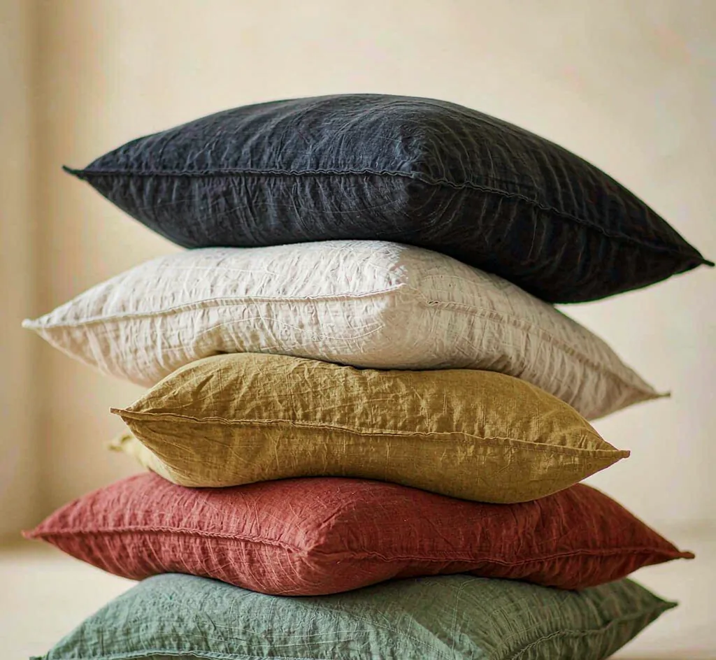Five Elements Linen Cushion Cover