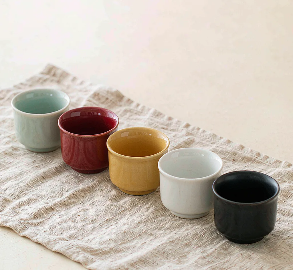 Five Elements Porcelain Tea Cup