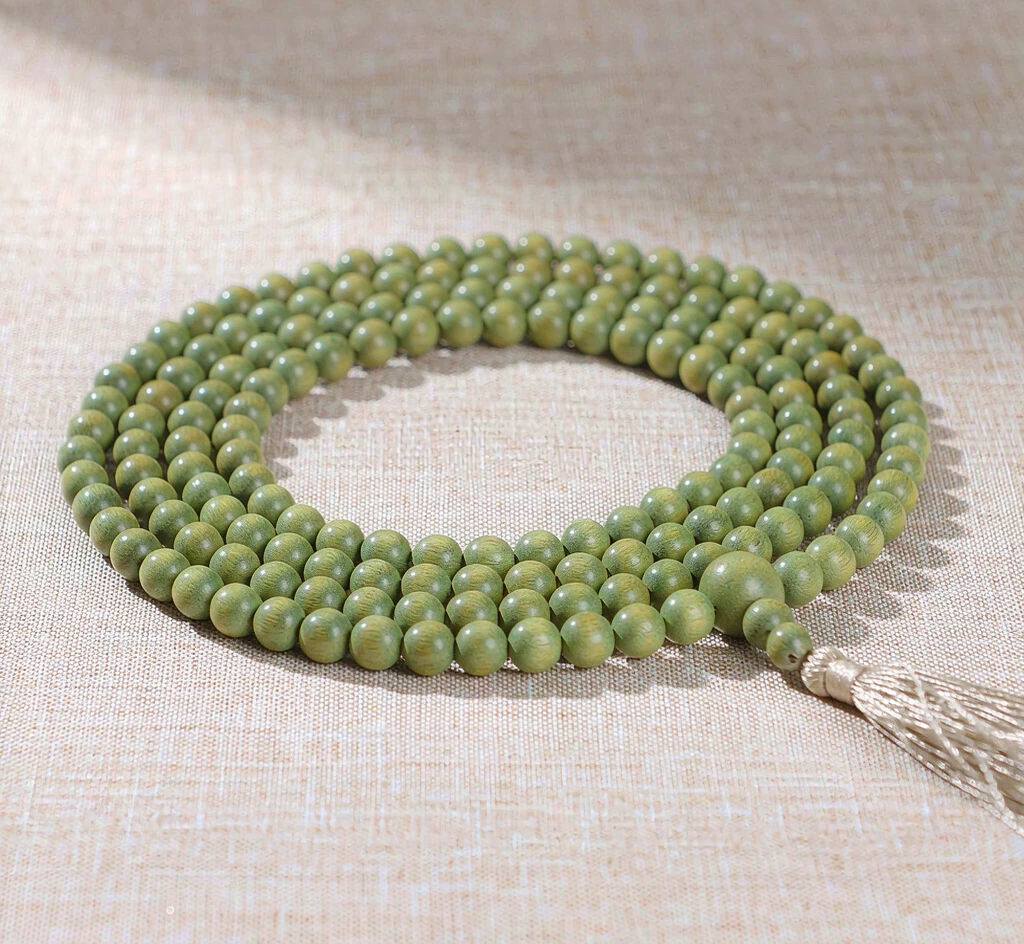 Green Sandalwood 108 Mala