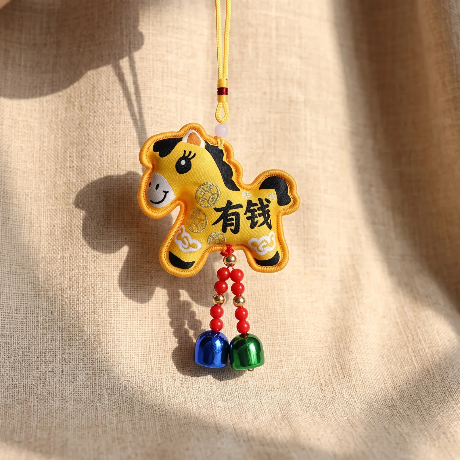 Embroidered Felt Horse Year Hanging Ornament — photo 2