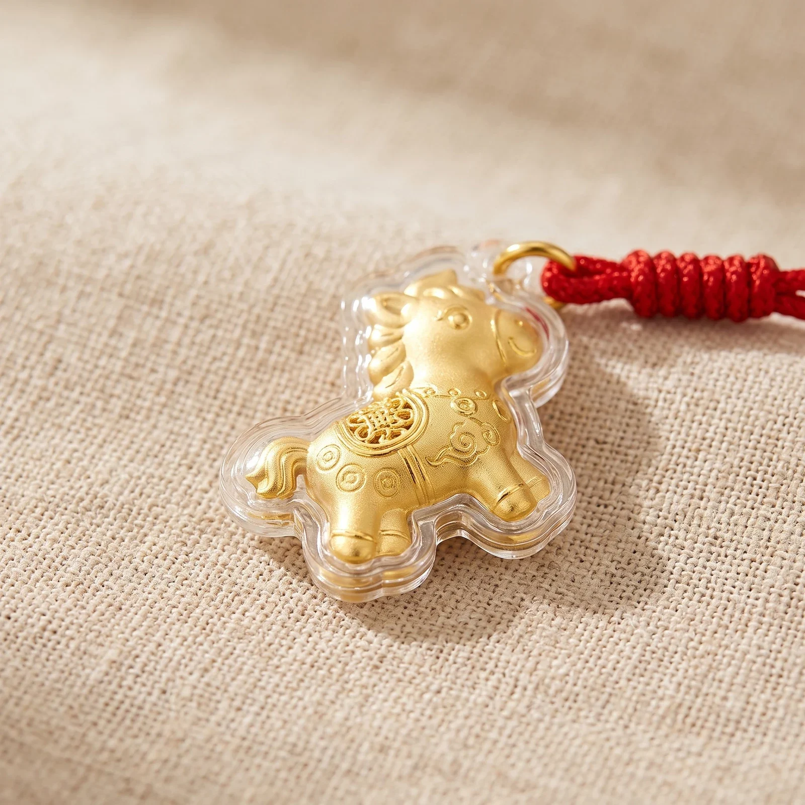 2026 Horse Year Lucky Coin Keychain — photo 3