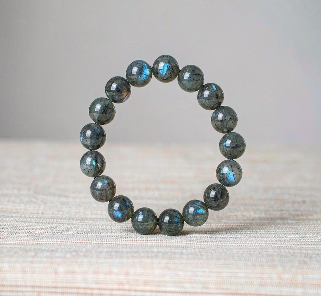 Labradorite Bead Bracelet