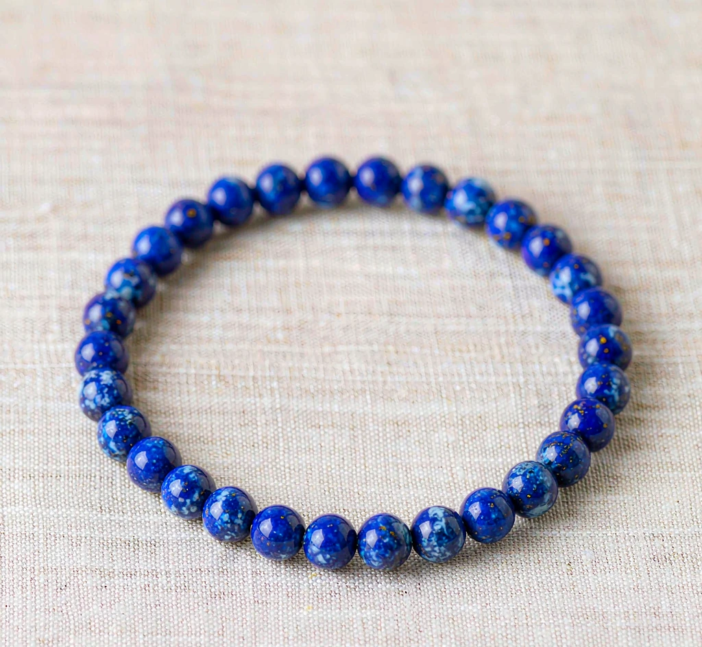 Lapis Lazuli Bead Bracelet