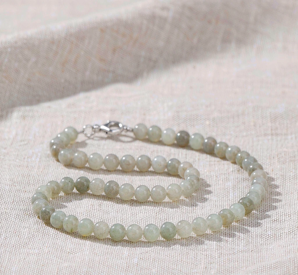 Nephrite Jade Bead Necklace
