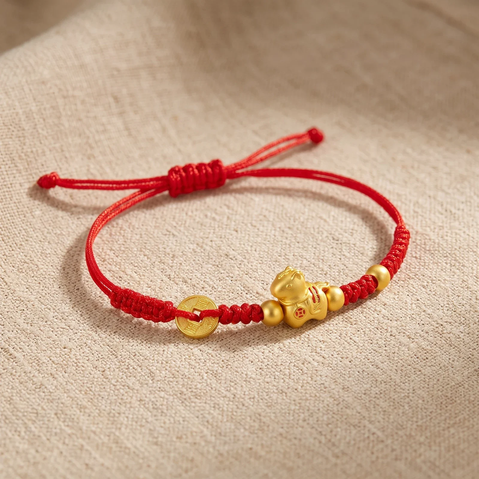 2026 Horse Year Red String Fortune Bracelet — photo 3