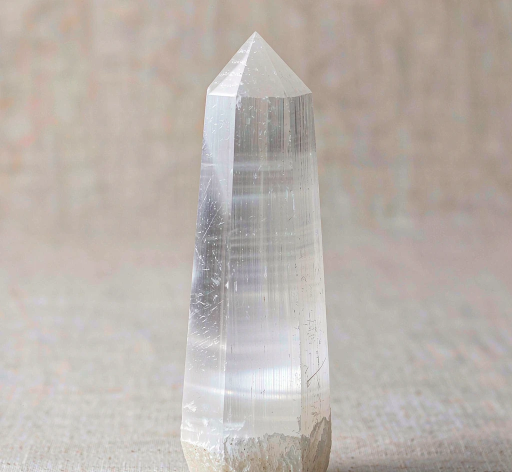 Selenite Tower Ornament